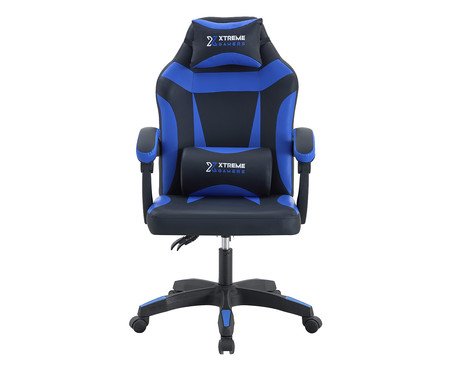 Cadeira Xtreme Gamers Supra Preto e Azul | Westwing