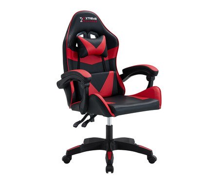 Cadeira Xtreme Gamers Cinesis Preto e Vermelha | Westwing