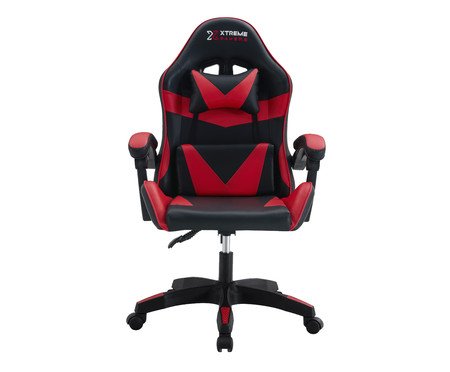 Cadeira Xtreme Gamers Cinesis Preto e Vermelha | Westwing
