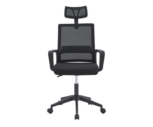 Cadeira De Escritorio Malha Com Encosto Kronos, black | WestwingNow