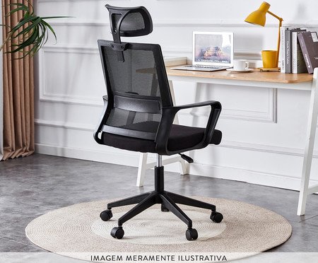 Cadeira De Escritorio Malha Com Encosto Kronos | Westwing