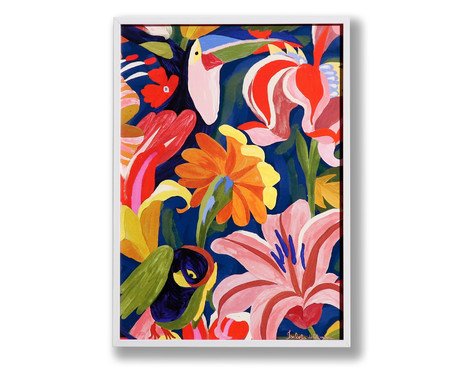Quadro Decorativo Tucano Floral | Westwing