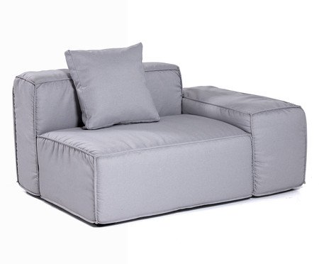 Sofá Soft Cinza Claro | Westwing