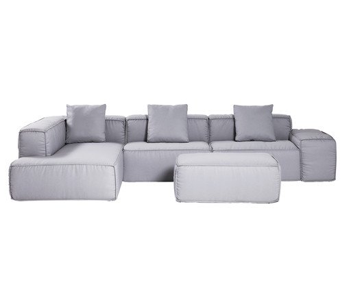Sofá Soft Cinza Claro, grey | WestwingNow