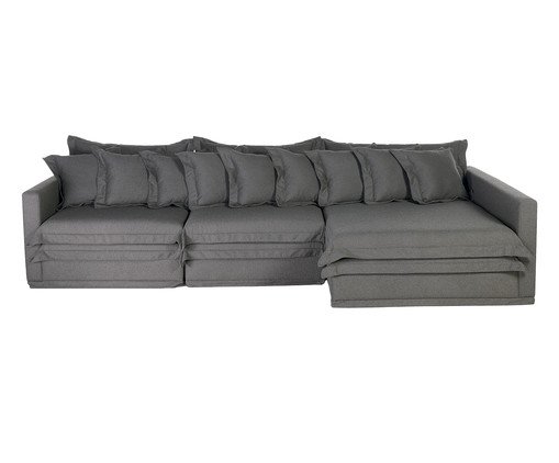 Sofá Double Cinza Escuro, grey | WestwingNow