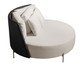 Chaise Space Preto e Bege Claro, beige | WestwingNow