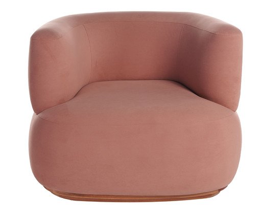 Poltrona Moon Fixa Mescla Rosa, pink | WestwingNow