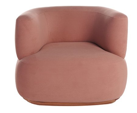 Poltrona Moon Fixa Mescla Rosa | Westwing