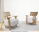 Poltrona Encosto Trama Atins - Amêndoa, wood pattern | WestwingNow