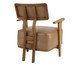Poltrona Encosto Estofado Atins - Pinhão, wood pattern | WestwingNow