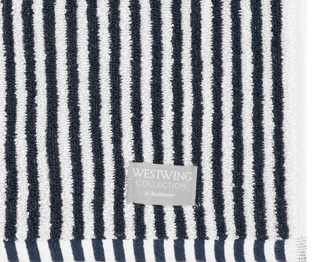 Toalha de Rosto Linea Azul Marinho | Westwing