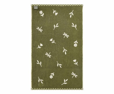 Toalha de Rosto Primavera Verde Oliva | Westwing