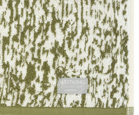 Toalha de Rosto Mezcla Verde Oliva | Westwing