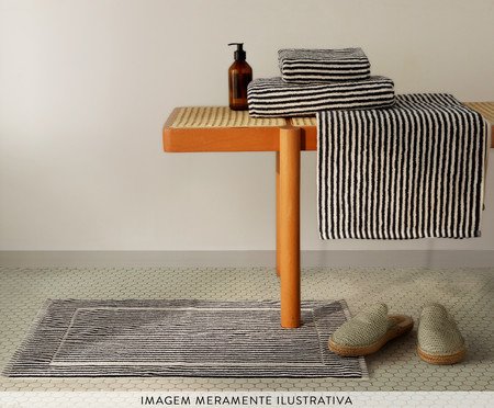 Toalha de Piso Linea Azul Marinho | Westwing