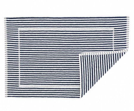 Toalha de Piso Linea Azul Marinho | Westwing