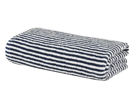Toalha de Banho Linea Azul Marinho | Westwing