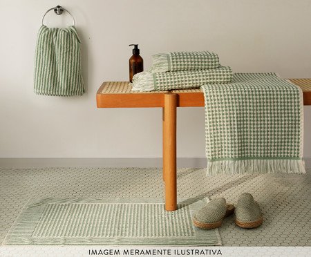 Toalha de Piso Loom Verde Menta | Westwing