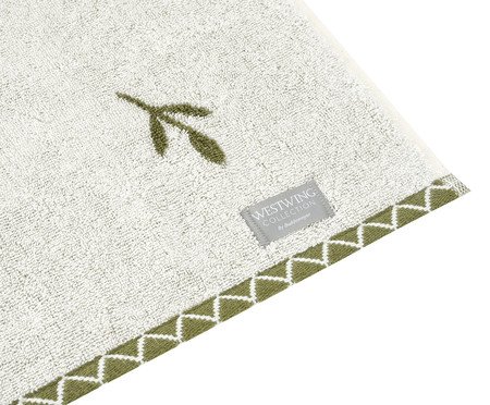 Toalha de Banho Primavera Verde Oliva | Westwing
