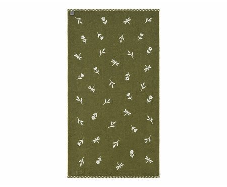 Toalha de Banho Primavera Verde Oliva | Westwing