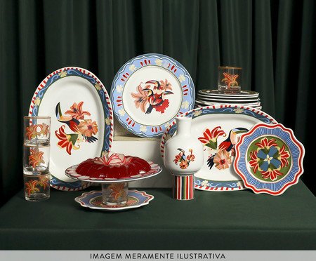 Caminho de Mesa Floral | Westwing