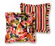 Capa de Almofada Dupla Face Floral e Listras, multicolor | WestwingNow