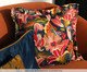 Capa de Almofada Dupla Face Floral e Listras, multicolor | WestwingNow