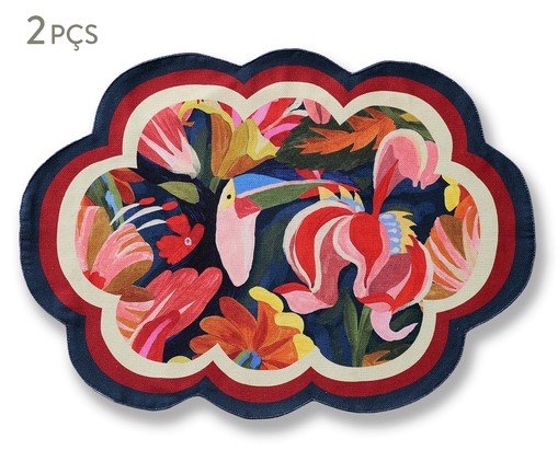 Jogo de Lugar Americano Estampado Tucano, multicolor | WestwingNow