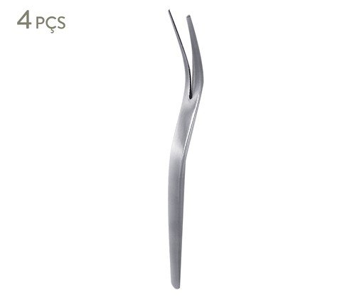 Jogo de Garfos para Petiscos em Inox Eutin, silver or metallic | WestwingNow