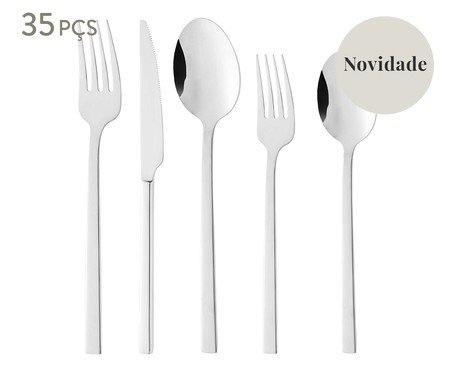 Faqueiro de Aço Inox Firenze | Westwing