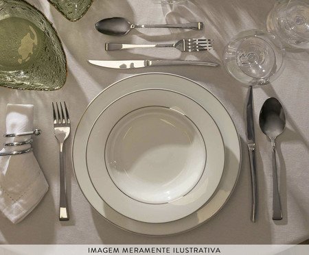 Faqueiro de Aço Inox Berna - 130Pçs | Westwing