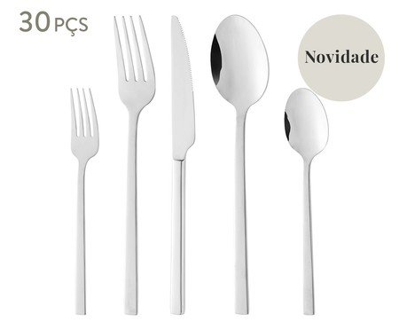 Faqueiro de Aço Inox Firenze | Westwing