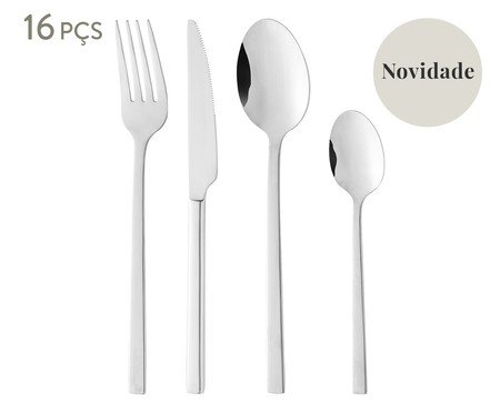 Faqueiro de Aço Inox Firenze | Westwing