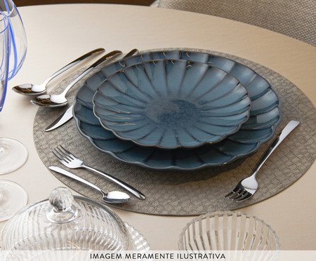Faqueiro de Aço Inox Viena - 24Pçs | Westwing