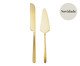Jogo para Servir Bolo Viena Dourado, gold | WestwingNow