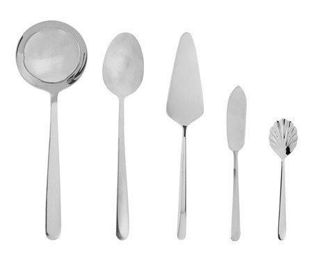 Faqueiro de Aço Inox Viena - 25Pçs | Westwing