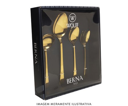 Jogo para servir Berna Dourado | Westwing