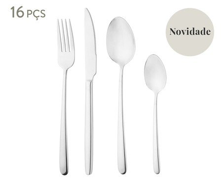 Faqueiro de Aço Inox Viena | Westwing