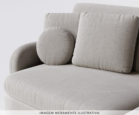 Sofá 2 Módulos Domini Cru | Westwing