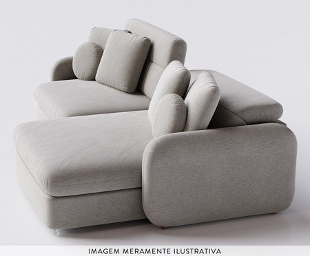 Sofá 2 Módulos Domini Cru | Westwing