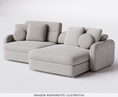 Sofá 2 Módulos Domini Cru | Westwing