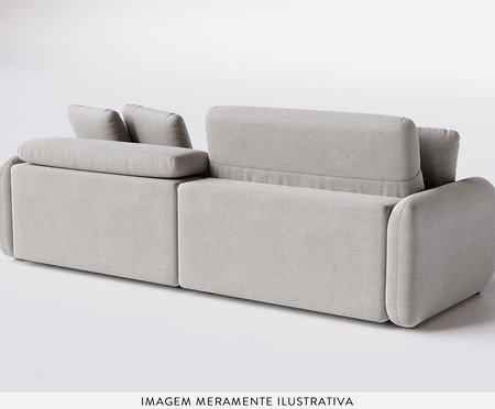 Sofá 2 Módulos Domini Cru | Westwing