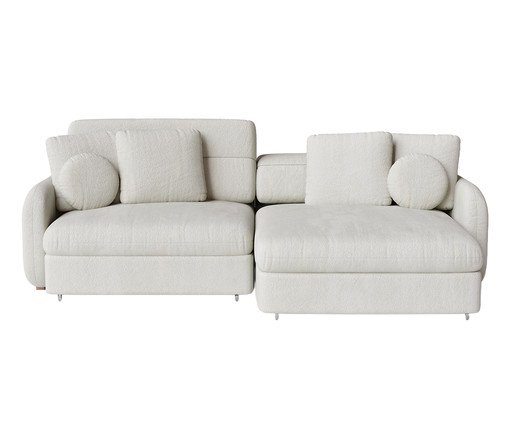Sofá 2 Módulos Domini Branca, white | WestwingNow
