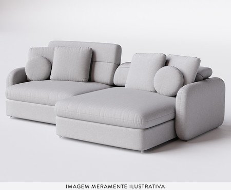 Sofá Domini Cinza | Westwing