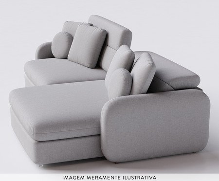 Sofá Domini Cinza | Westwing