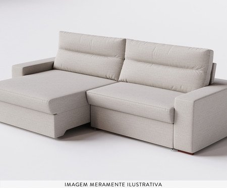 Sofá com Braço 1 Módulo Austin Cinza | Westwing