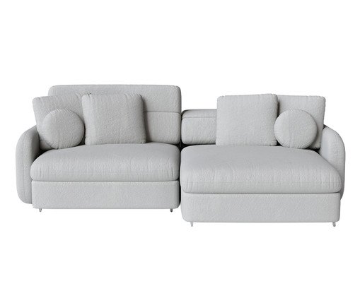 Sofá 2 Módulos Domini Cinza, grey | WestwingNow