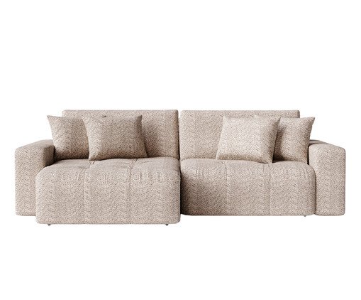 Sofá com Braço 2 Módulos Duomo Marrom, brown | WestwingNow