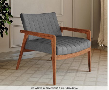 Poltrona Mirella Cinza | Westwing