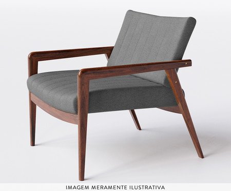 Poltrona Mirella Cinza | Westwing