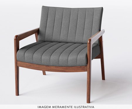 Poltrona Mirella Cinza | Westwing